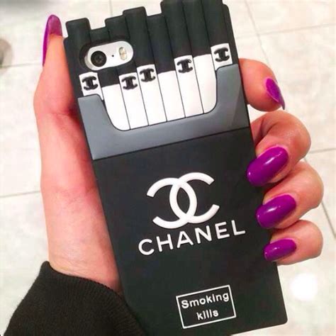 where can i buy a chanel cell phone case|iphone case chanel smoking kills.